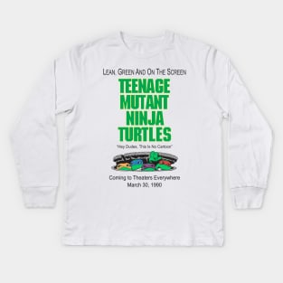 Vintage Turtles Kids Long Sleeve T-Shirt